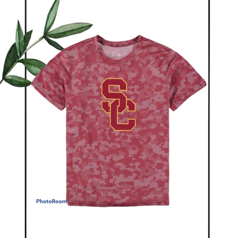 USC Trojans Youth Tedwin Camo Jersey T Shirt